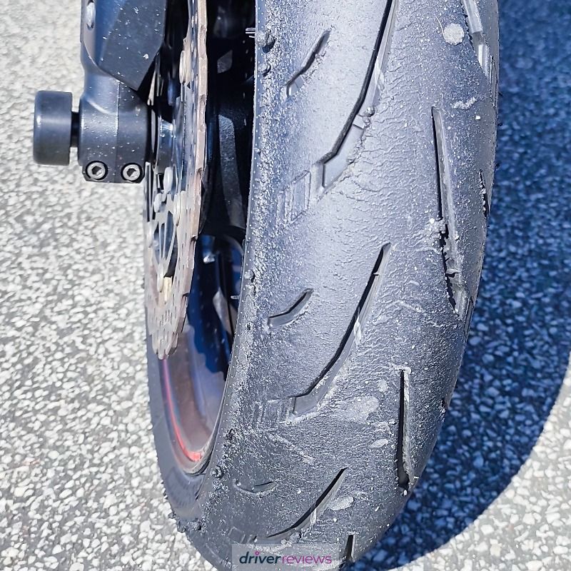 Image #4; Michelin POWER 6, 120/70 R17 W; Kawasaki Ninja ZX-6R 636