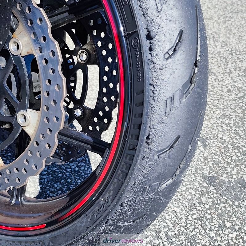 Image #2; Michelin POWER 6, 120/70 R17 W; Kawasaki Ninja ZX-6R 636