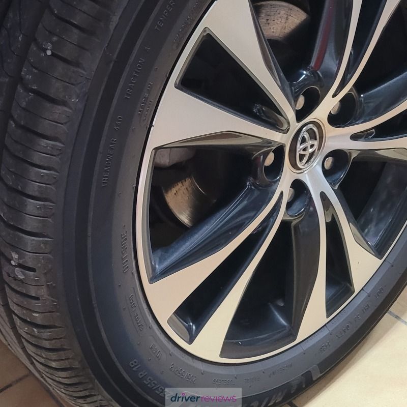 Image #1; Michelin Primacy 5, 235/55 R18 W; Toyota RAV4