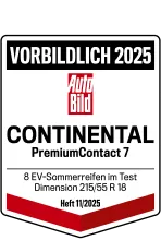 AutoBild 2025 Sommer-EV-Reifentest