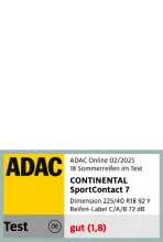ADAC 2025 Sommerreifentest