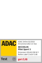 ADAC 2025 Sommerreifentest