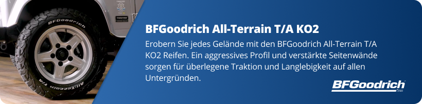 BFGoodrich All-Terrain T/A KO2 Banner Reifen