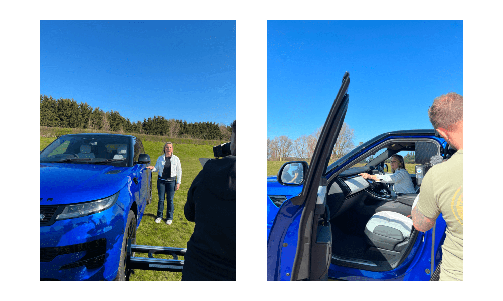Hinter den Kulissen der Dreharbeiten für den Range Rover Sport