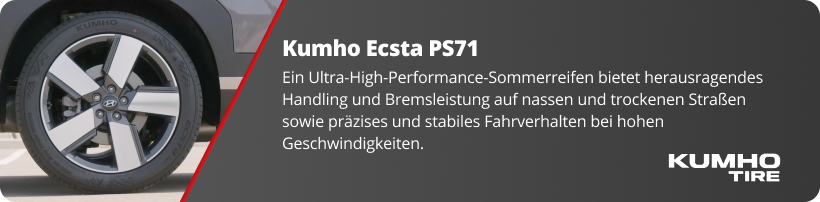 Kumho Ecsta PS71 Reifen Banner