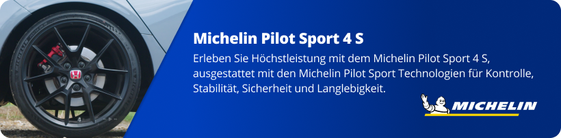 Michelin Pilot Sport 4 S Banner Reifen
