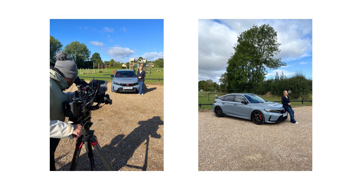 Hinter-den-Kulissen-Bilder vom Dreh des Honda Civic Type R