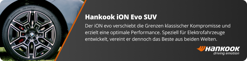 Hankook iON Evo SUV Reifen-Talk Banner