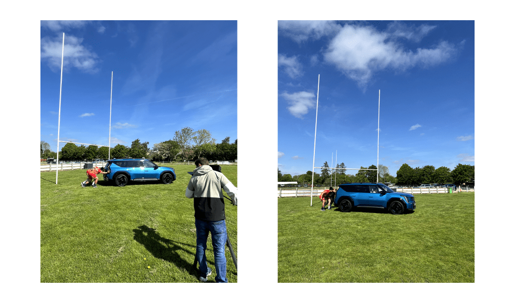 Hinter-den-Kulissen-Bilder vom Dreh des KIA EV9