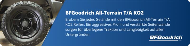 BFGoodrich All-Terrain T/A KO2 Banner Reifen