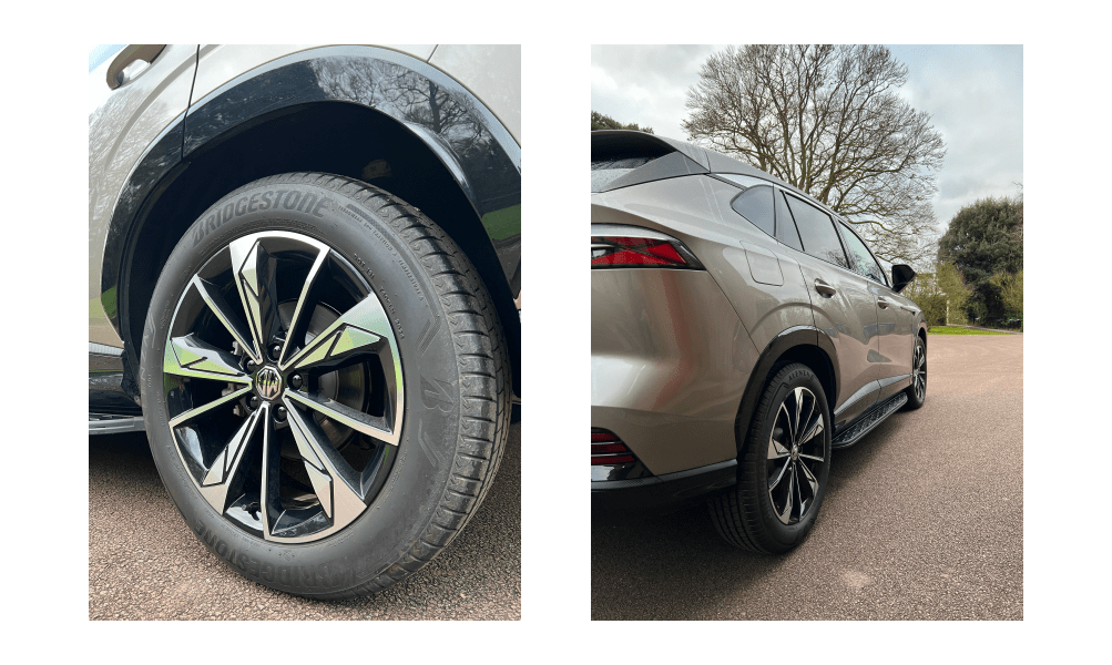 MG HS PHEV Bilder der Räder