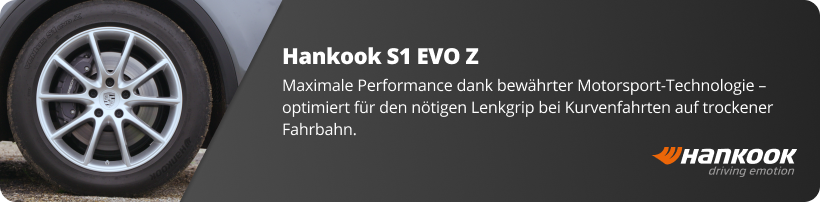 Hankook S1 Evo Z Reifen Banner