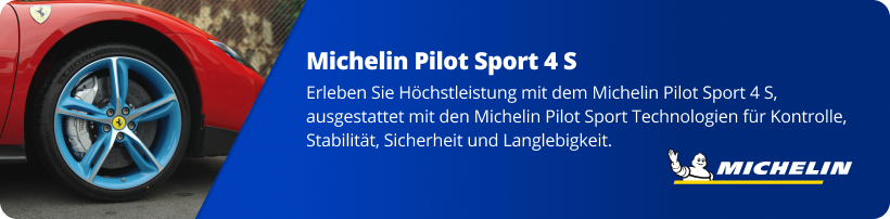 Michelin Pilot Sport 4 S Reifen Banner