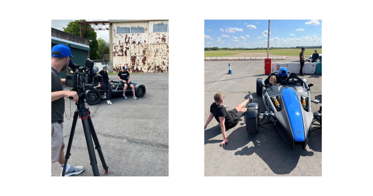 Hinter-den-Kulissen-Bilder vom Ariel Atom 4 Video-Dreh