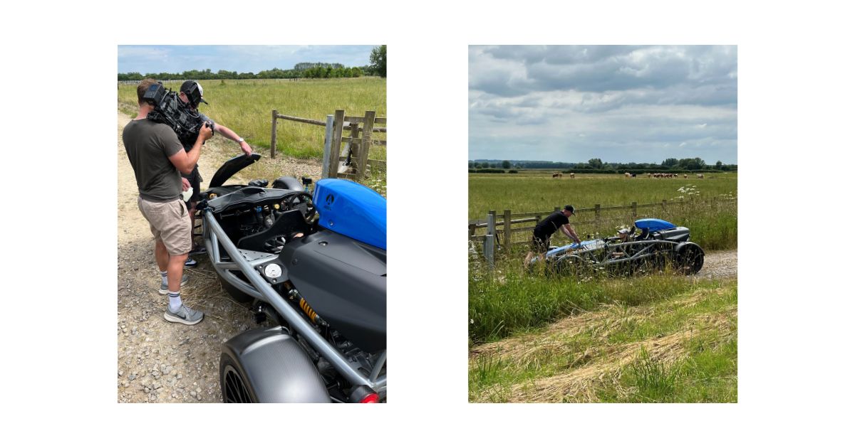 Hinter-den-Kulissen-Bilder vom Ariel Atom 4 Video-Dreh