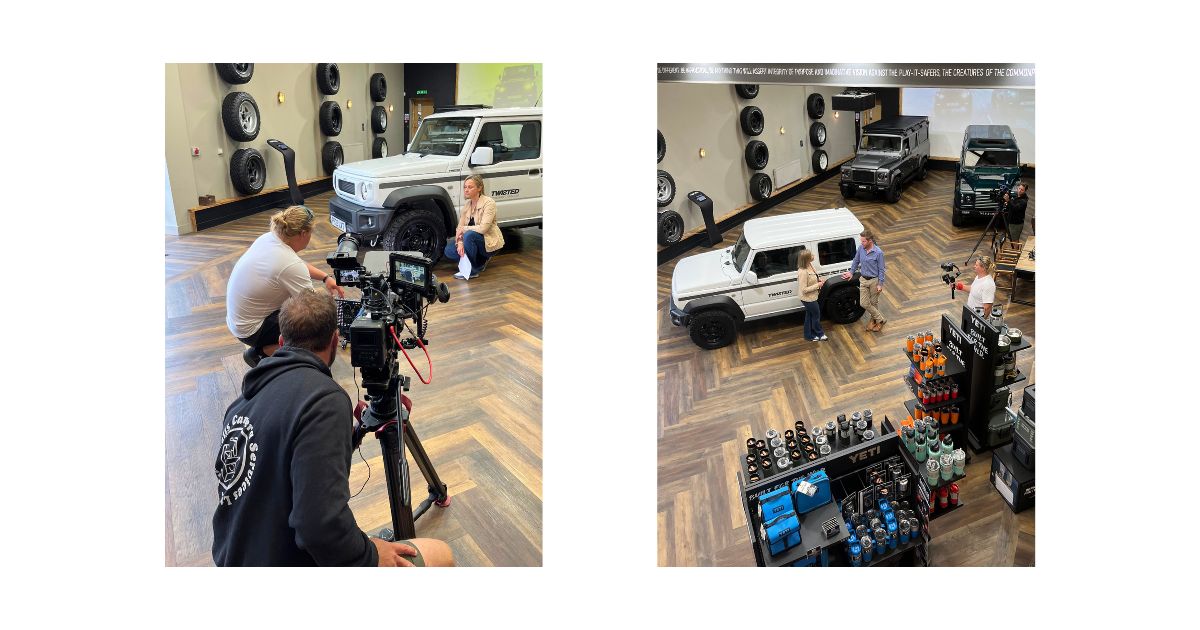 Hinter-den-Kulissen-Bilder vom Dreh des Suzuki Jimny by Twisted