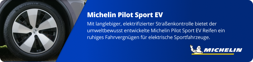 Michelin Pilot Sport EV Reifen Banner