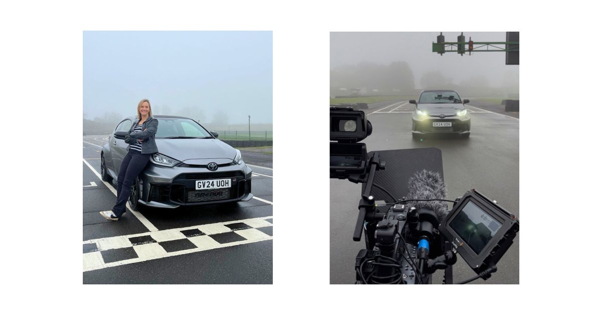 Hinter-den-Kulissen-Bilder vom Dreh des Toyota GR Yaris