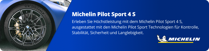 Michelin Pilot Sport 4 S Banner Reifen