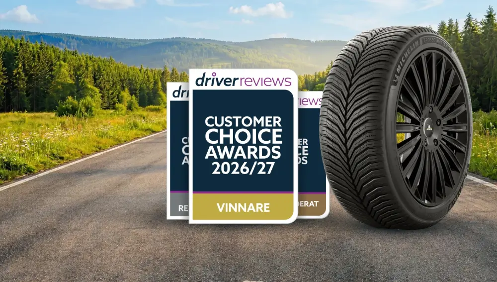 Utmärkelsen Bästa däck 2026 för bildäck
