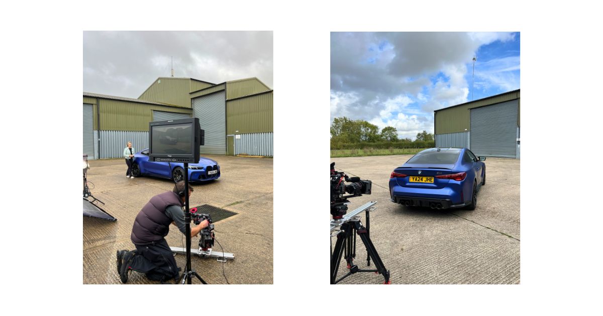 Hinter-den-Kulissen-Bilder vom Dreh des BMW M4 Competition