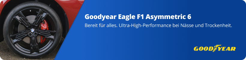 Goodyear Eagle F1 Asymmetric 6 Reifen Banner