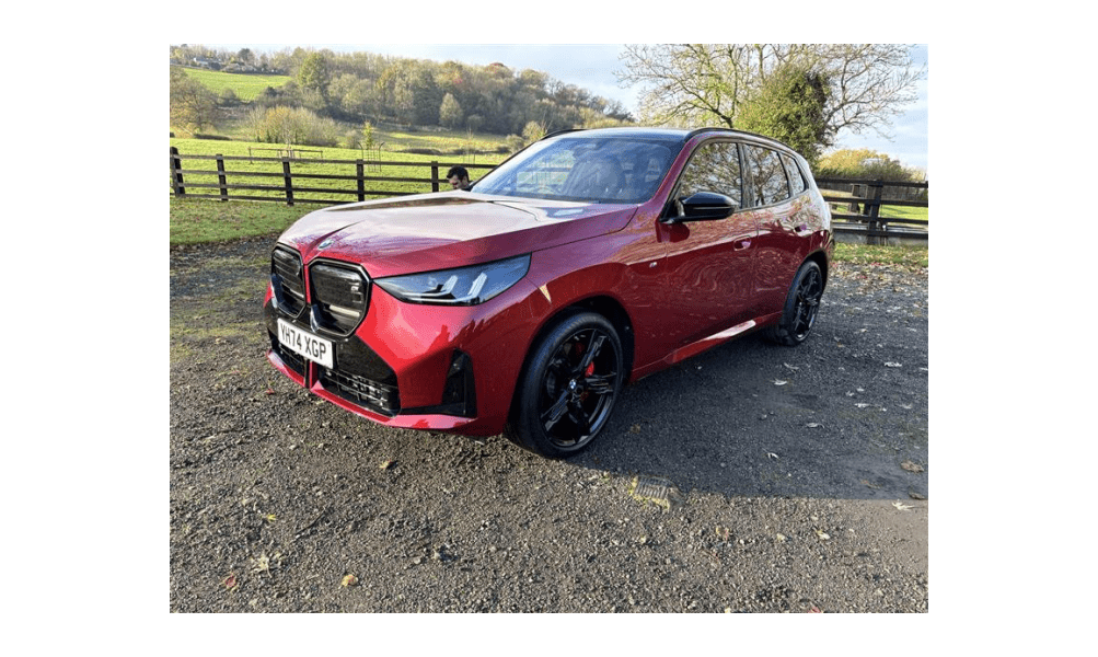 Bild des BMW X3 am Drehtag